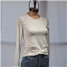 Mujer Remera termica basica cuello redondo mangas largas