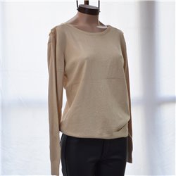 Mujer sweater bremer elastizado guipur en espalda