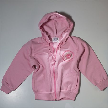Nena campera friza capucha estampa en espalda ADVENTURE EXTREM