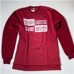 Hombre Buzo friza mangas matelaseadas cierre al costado Varios