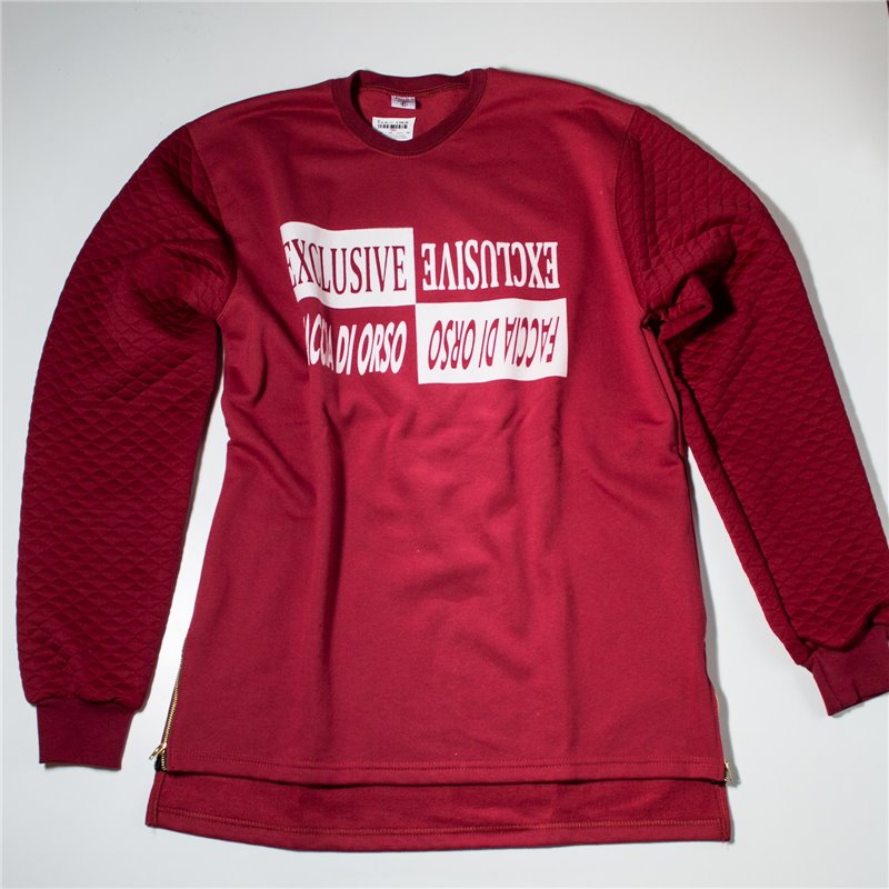 Hombre Buzo friza mangas matelaseadas cierre al costado Varios