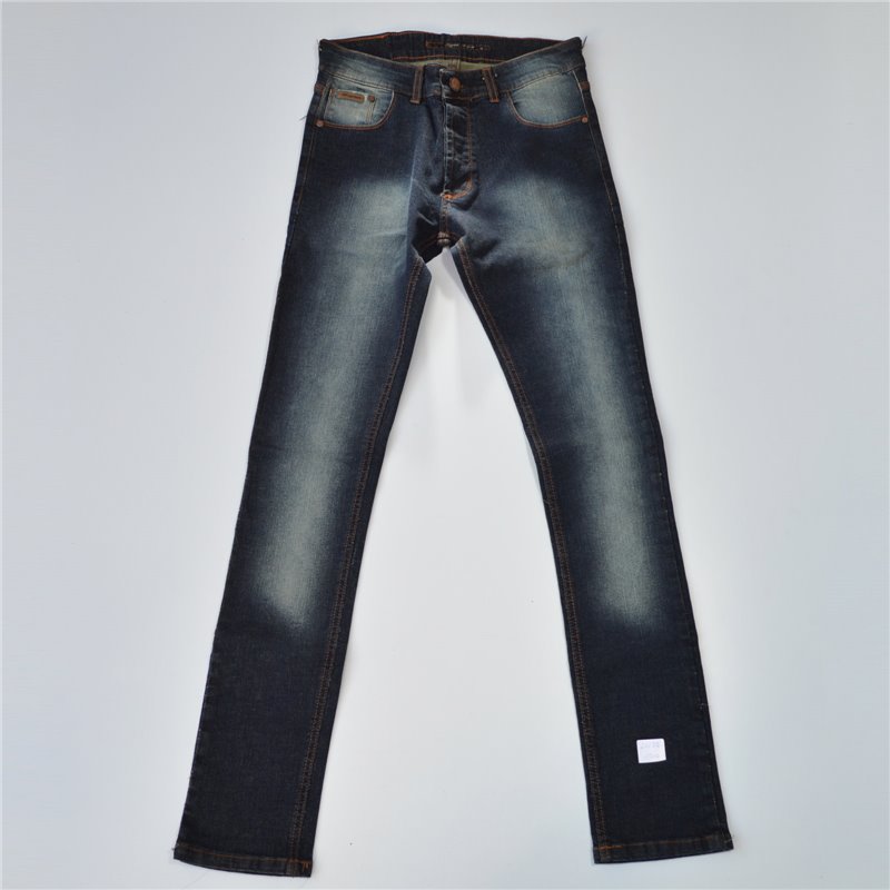 Hombre pantalon jean elastizado localizado