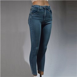 Mujer pantalon jean chupin elastizado