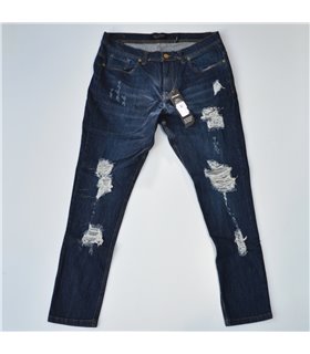 Hombre pantalon jean elastizado modelos varios rotura o parches y roturas ALFIS 1127