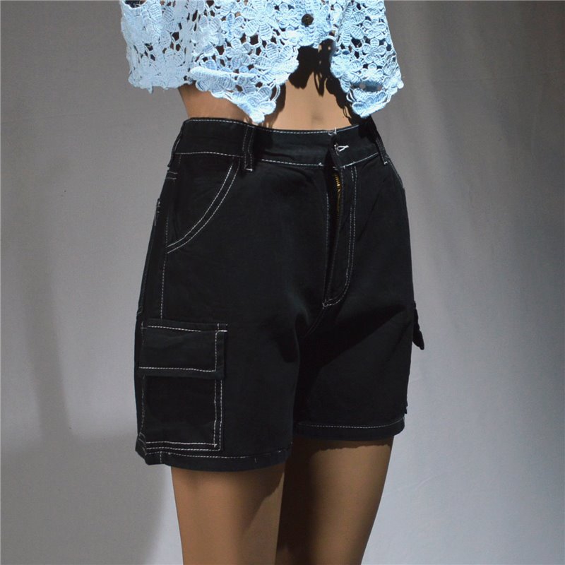 Mujer short gabardina cargo