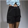 Mujer short gabardina cargo