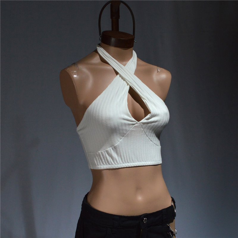 Mujer top morley cuello cruzado