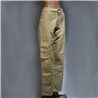 Mujer Pantalon jean color cargo costura india