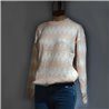 Mujer Sweater bremer elastizado amplio estampa ondas