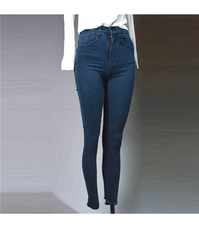 Becks partícipe Intermedio Mujer pantalon jean elastizado chupin