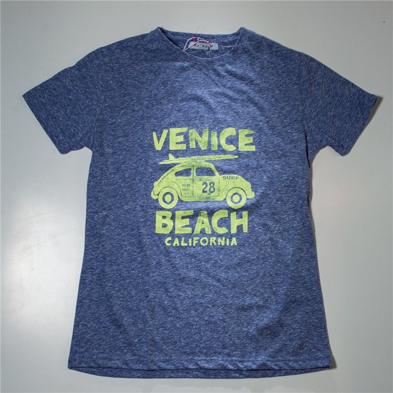 Nene remera algodon jaspeada VENICE BEACH AUTO K062
