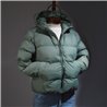 Mujer Puffer termica capucha