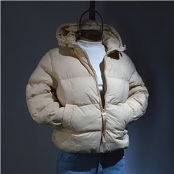 Mujer Puffer termica capucha