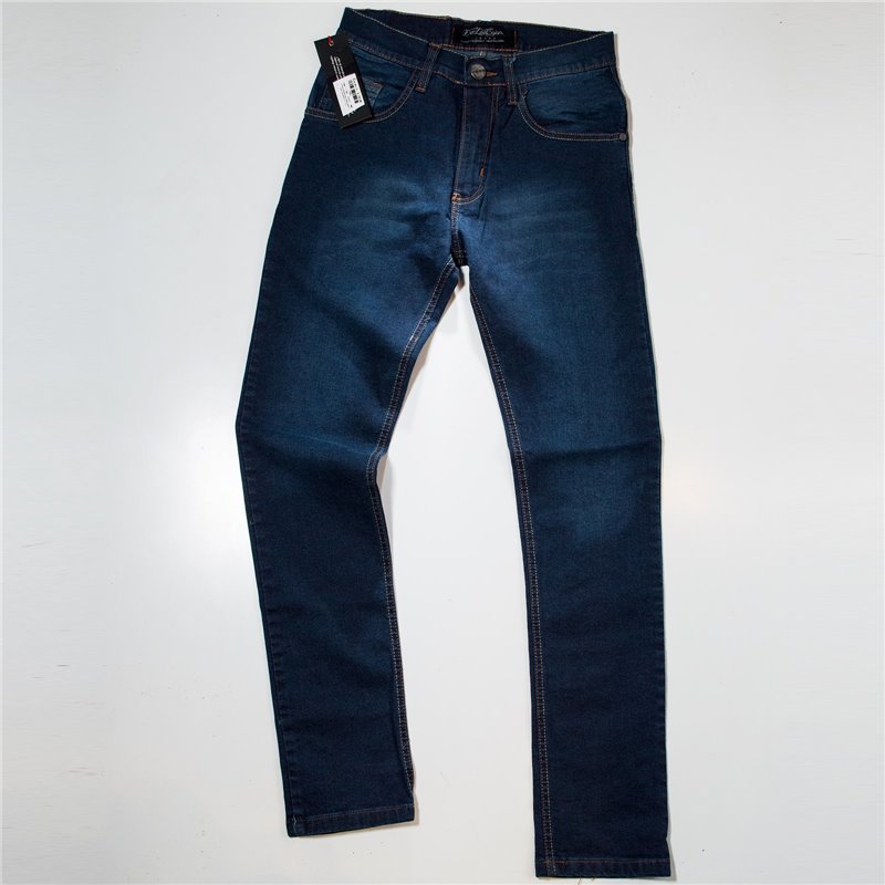Hombre Pantalon jean doble costura MERLOT 7215