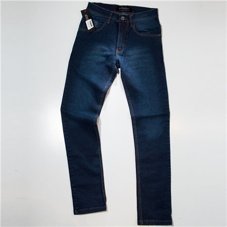 Hombre Pantalon jean doble costura MERLOT 7215