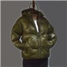 Mujer Campera puffer capucha desmontable cordon