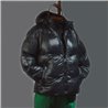 Mujer Campera puffer capucha desmontable cordon