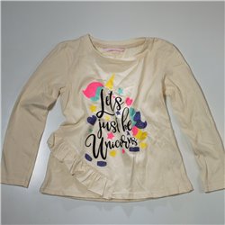 Nena remera algodon unicornio 6061 RITA