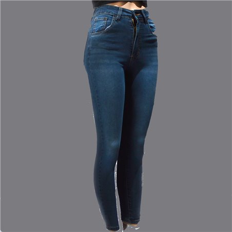 Mujer Pantalon jean chupin elastizado