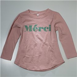 Nena remera algodon mangas largas MERCI