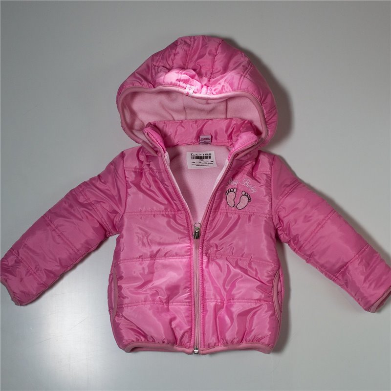 Nena campera matelaseade con polar detalle bordado piecito
