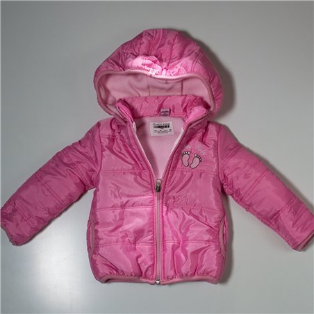 Nena campera matelaseade con polar detalle bordado piecito