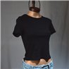 Mujer remera algodon mangas cortas