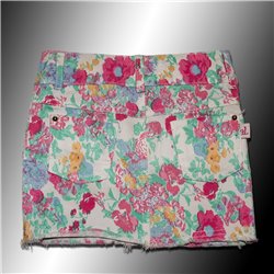 Nena Pollera gabardina elastizada flores