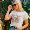 MUjer Remera algodon estampa aguila BE OPWERFW - FR