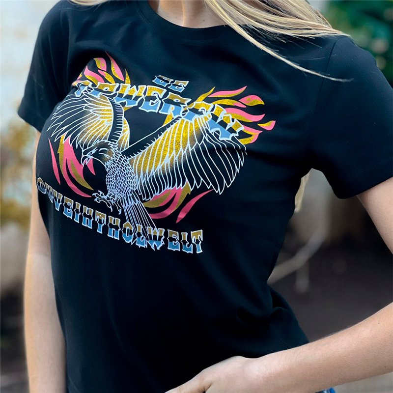 MUjer Remera algodon estampa aguila BE OPWERFW - FR