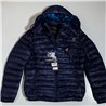Hombre campera pluma combinada piel I RUN 6003