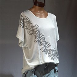 Mujer Remeron morley estampa hojas estrass - FR