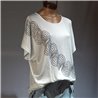 Mujer Remeron morley estampa hojas estrass - FR