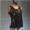 Mujer Musculosa morley elastizado pintado dorado hojas - FR