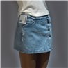 Mujer Short pollera jean frente botones - TY