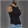 Mujer Musculosa morley de algodon elastizada - KA