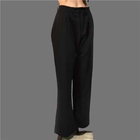 Mujer Pantalon creep recto pinzas - EMB