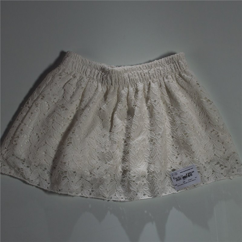 Nena pollera encaje cintura elastica