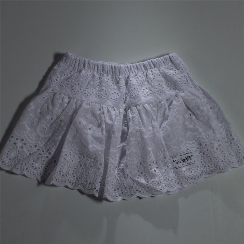 Nena pollera broderie cintura elastica