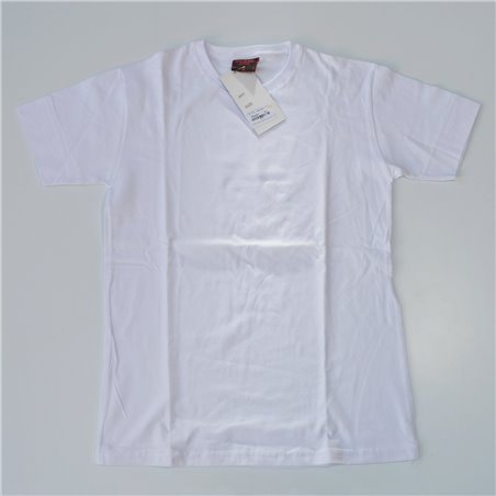 Hombre remera algodon lisa escote V o escote U
