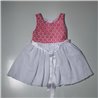 Nena vestido canesu calado falda tull con cinta