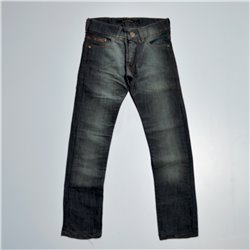 Nene pantalon jean con rebote localizado costura naranja LOZACH