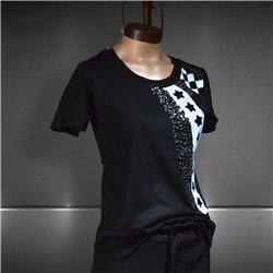 Mujer Remera algodon bordado lentejuelas estrellitas chicas - FRA