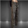 Mujer Pantalon jean wide leg rigido print - BEL