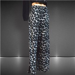 Mujer Pantalon lanilla palazzo print - NAT