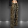 Mujer Pantalon jean wide leg print - BEL