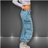 Mujer Pantalon jean jogger cargo - TY