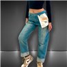 Mujer Pantalon jean leggings detalle bolsillo etiqueta - EM