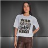 Mujer remera algodon estampa TIGRE PRINT WILD REBEL