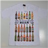 Hombre remera algodon estampa botellas cerveza BEER 351
